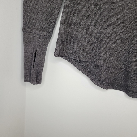 Women's grey banff long sleeve thermal top - Picture 4 of 8